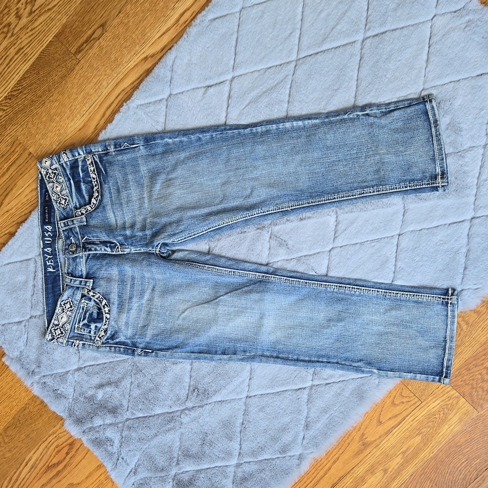 Keya USA Easy Fit Cropped Jeans, Women's Size 29, Decent Condition